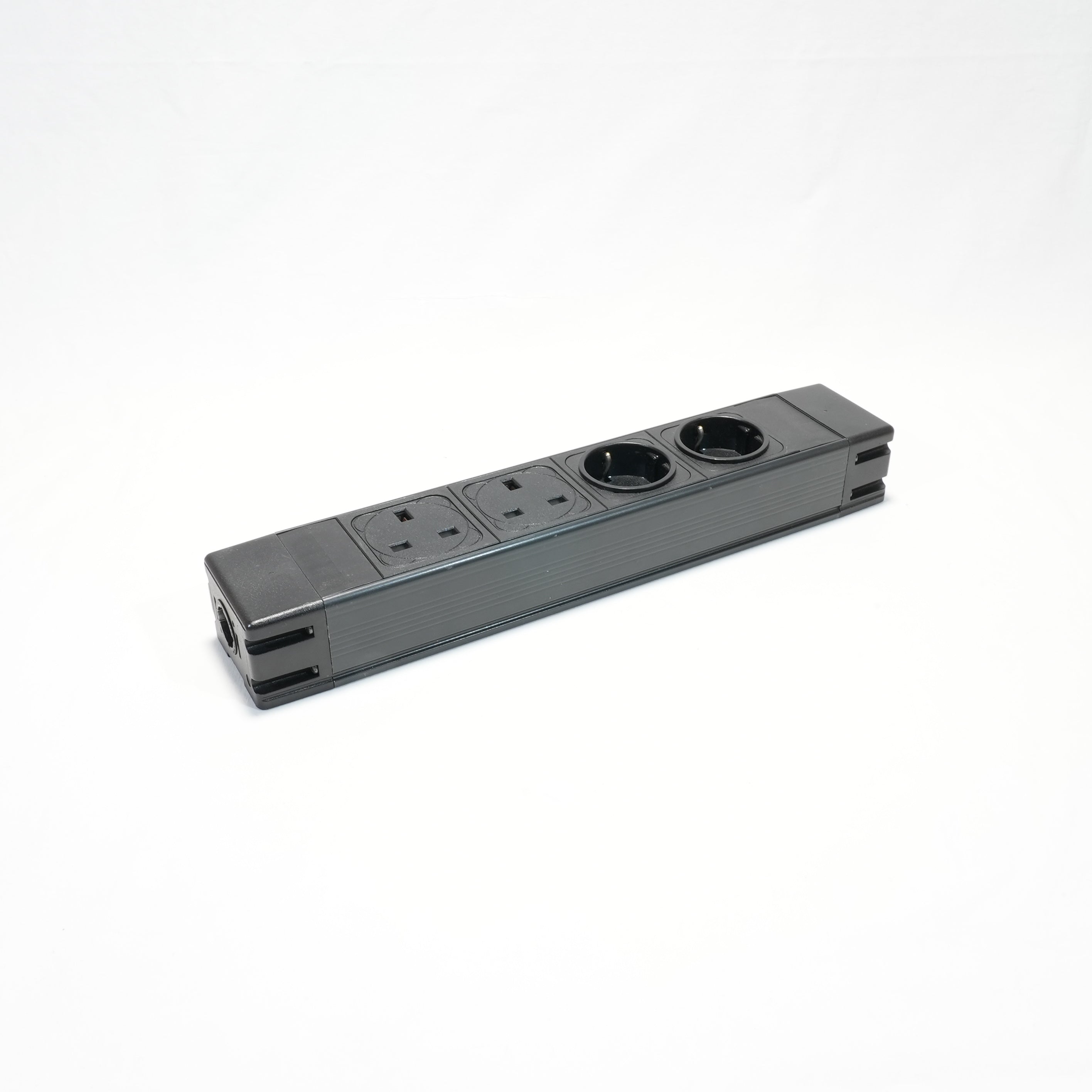 Powerbox Socket Unit 4Way 230V (2X UK, 2X DE) 800mm GST18I3 Cableplug