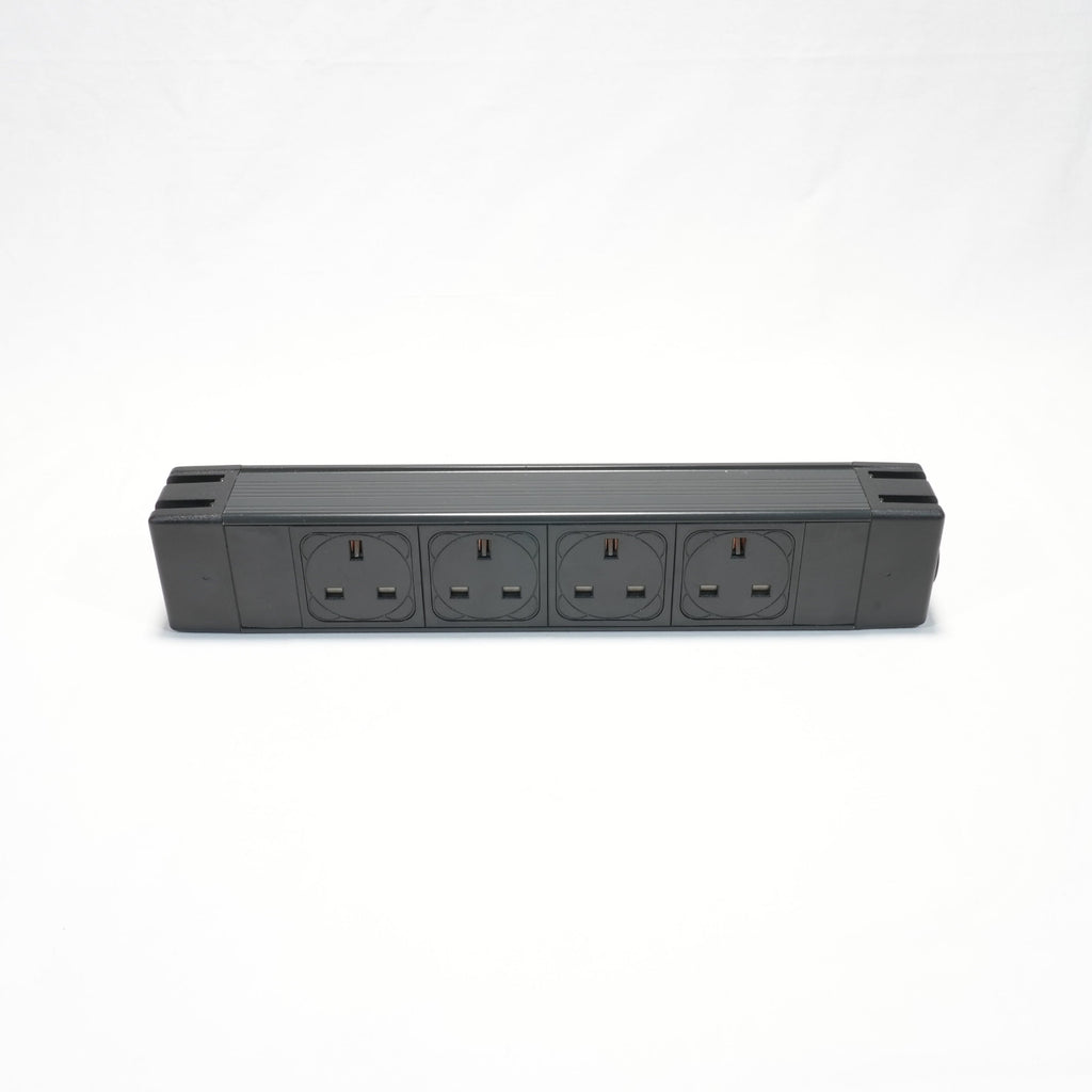 Powerbox Socket Unit 4Way 230V (4X UK) 800mm GST18I3 Cableplug