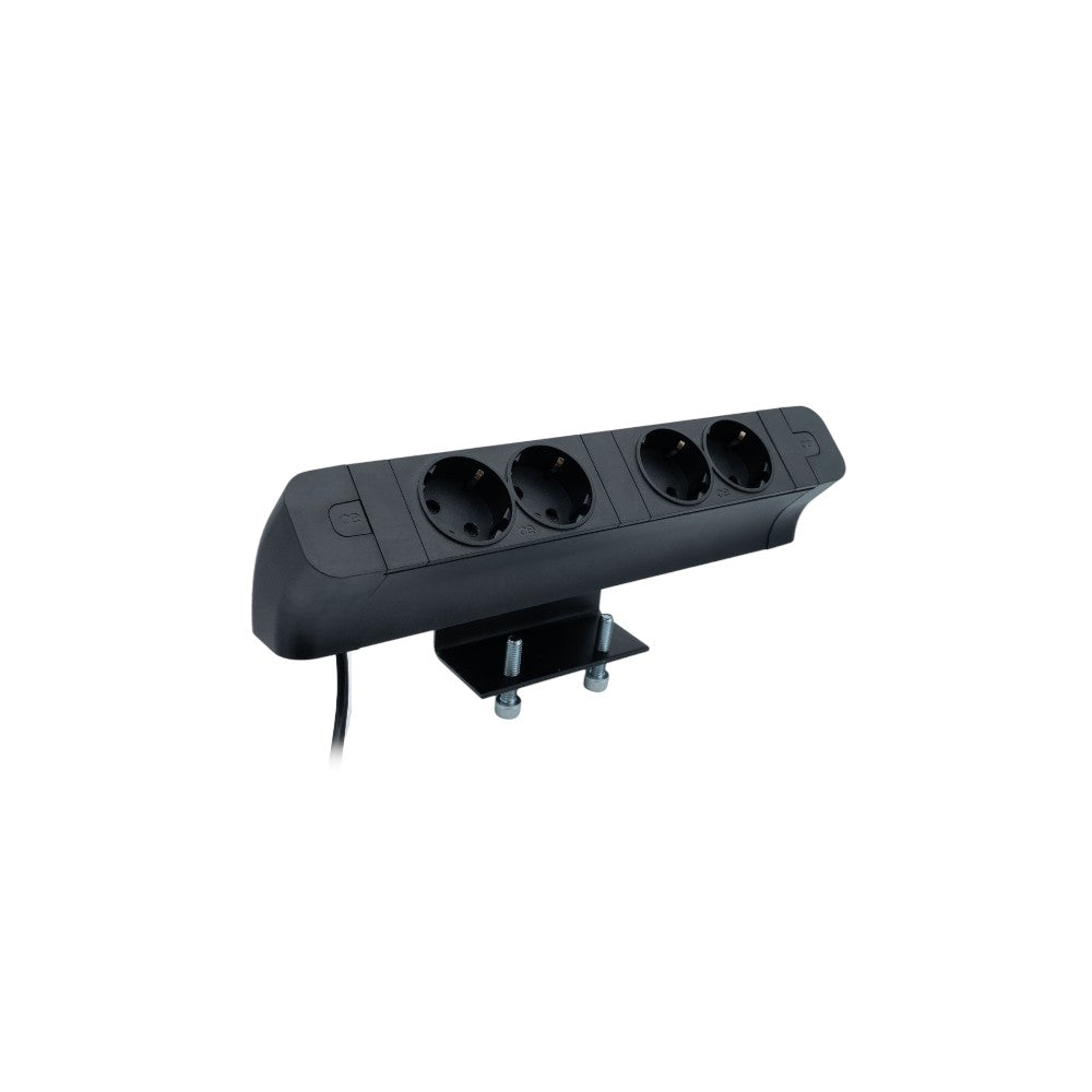 PACE Socket Unit 2Way 230V (2X DE2G) Black