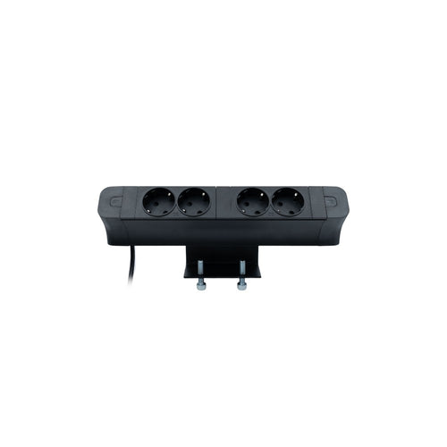 PACE Socket Unit 2Way 230V (2X DE2G) Black
