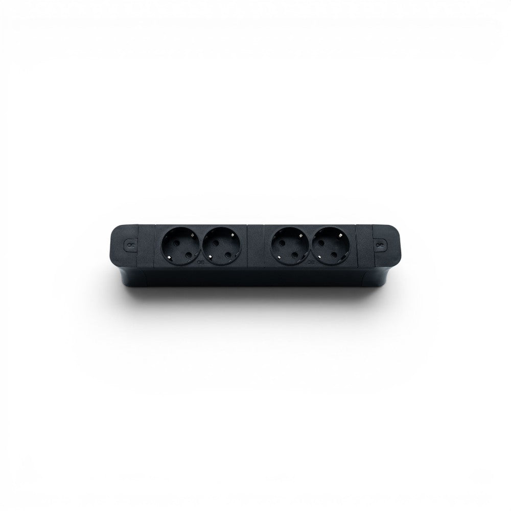 PACE Socket Unit 2Way 230V (2X DE2G) Black