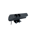 PACE Socket Unit 2Way 230V (1X DE2G, 1X TUF A+C 30W) Black