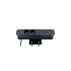 PACE Socket Unit 2Way 230V (1X DE2G, 1X TUF A+C 30W) Black