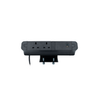 PACE Socket Unit 2Way 230V (1X UK2G, 1X TUF A+C 30W) Black
