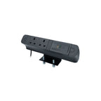 PACE Socket Unit 2Way 230V (1X UK2G, 1X TUF A+C 65W) Black