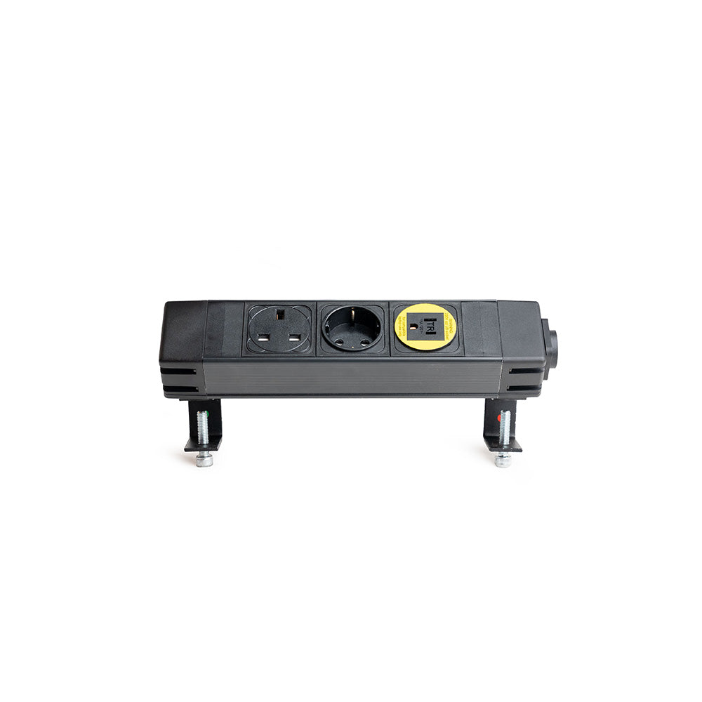 POWERBOX Socket Unit 3Way 230V (1X UK, 1X DE, 1X US)