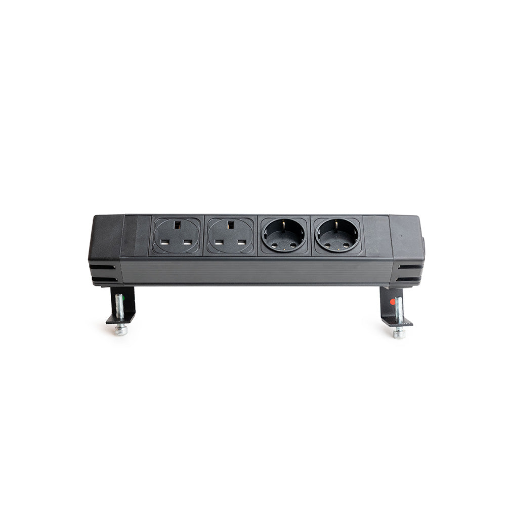 POWERBOX Socket Unit 4Way 230V (2X UK, 2X DE)