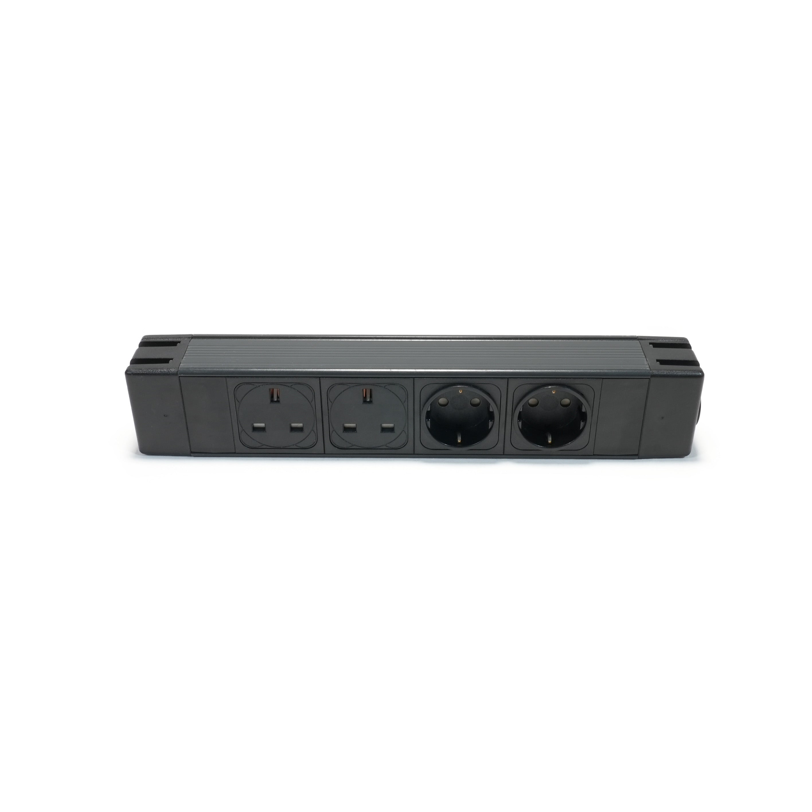 Powerbox Socket Unit 4Way 230V (2X UK, 2X DE) True1 Panel Mount In/Out