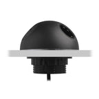 PLUTO Socket Unit 230V (1X UK, 1X DE, 1X TUF A+C 25W) Base Entry Black