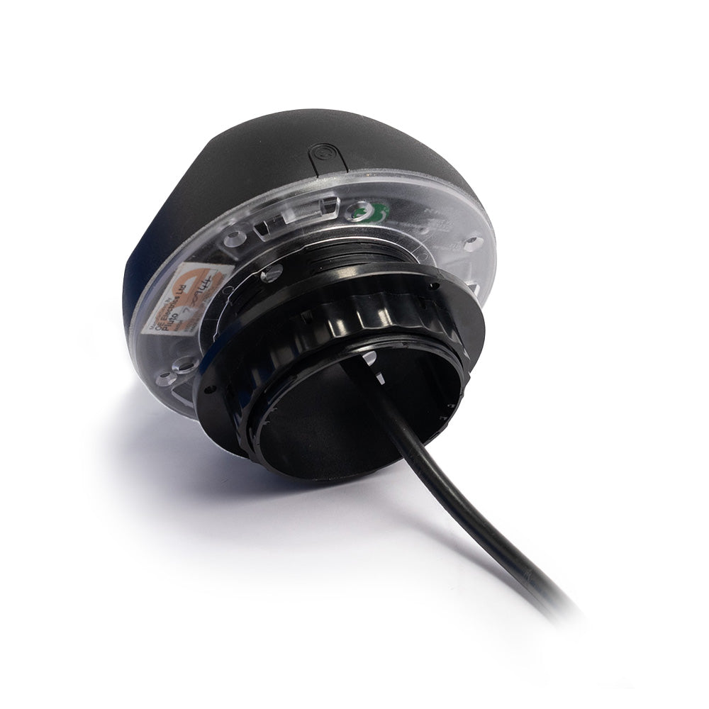 PLUTO Socket Unit 230V (1X UK, 1X DE, 1X TUF A+C 25W) Base Entry Black