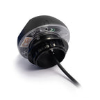 PLUTO Socket Unit 230V (1X UK, 1X DE, 1X TUF A+C 25W) Base Entry Black