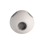 PLUTO Socket Unit 230V (1X UK, 1X DE, 1X TUF A+C 25W) Base Entry White