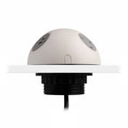 PLUTO Socket Unit 230V (1X UK, 1X DE, 1X TUF A+C 25W) Base Entry White