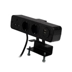 PULSE Socket Unit 4Way 230V (1X UK, 2X DE, 1X TUF A+C 25W) Black
