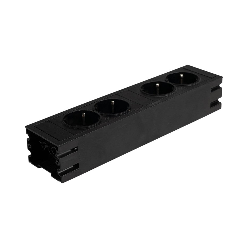 QIKBOX45 Unit 230V (2X DE2G) Black