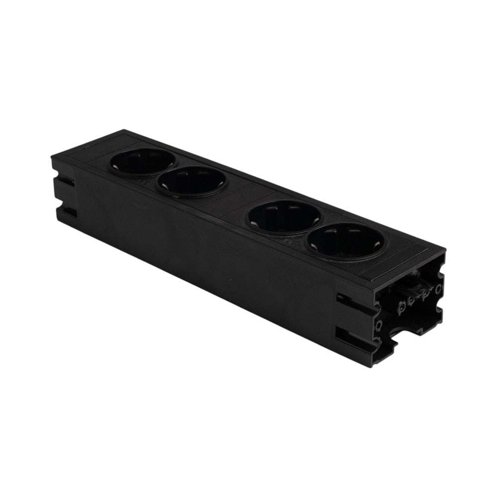 QIKBOX45 Unit 230V (2X DE2G) Black