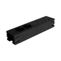 QIKBOX45 Unit 230V (1XUK2G, 1X DE2G) Black