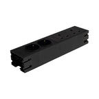 QIKBOX45 Unit 230V (1XUK2G, 1X DE2G) Black