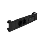 QIKFRAME45 Unit 230V (1X DE2G, 1X TUF A+C 65W) Black