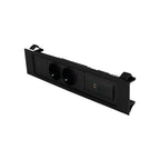 QIKFRAME45 Unit 230V (1X DE2G, 1X TUF A+C 65W) Black