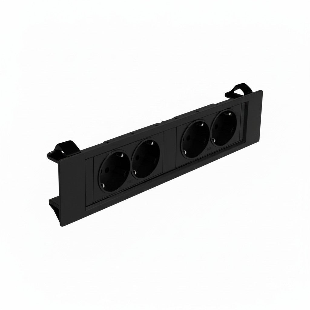 QIKFRAME45 Unit 230V (2X DE2G) Black