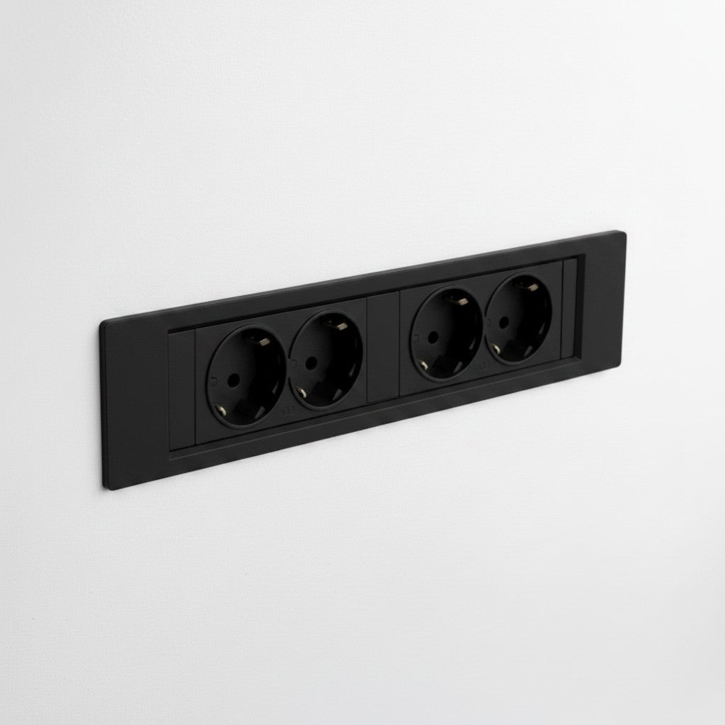 QIKFRAME45 Unit 230V (2X DE2G) Black