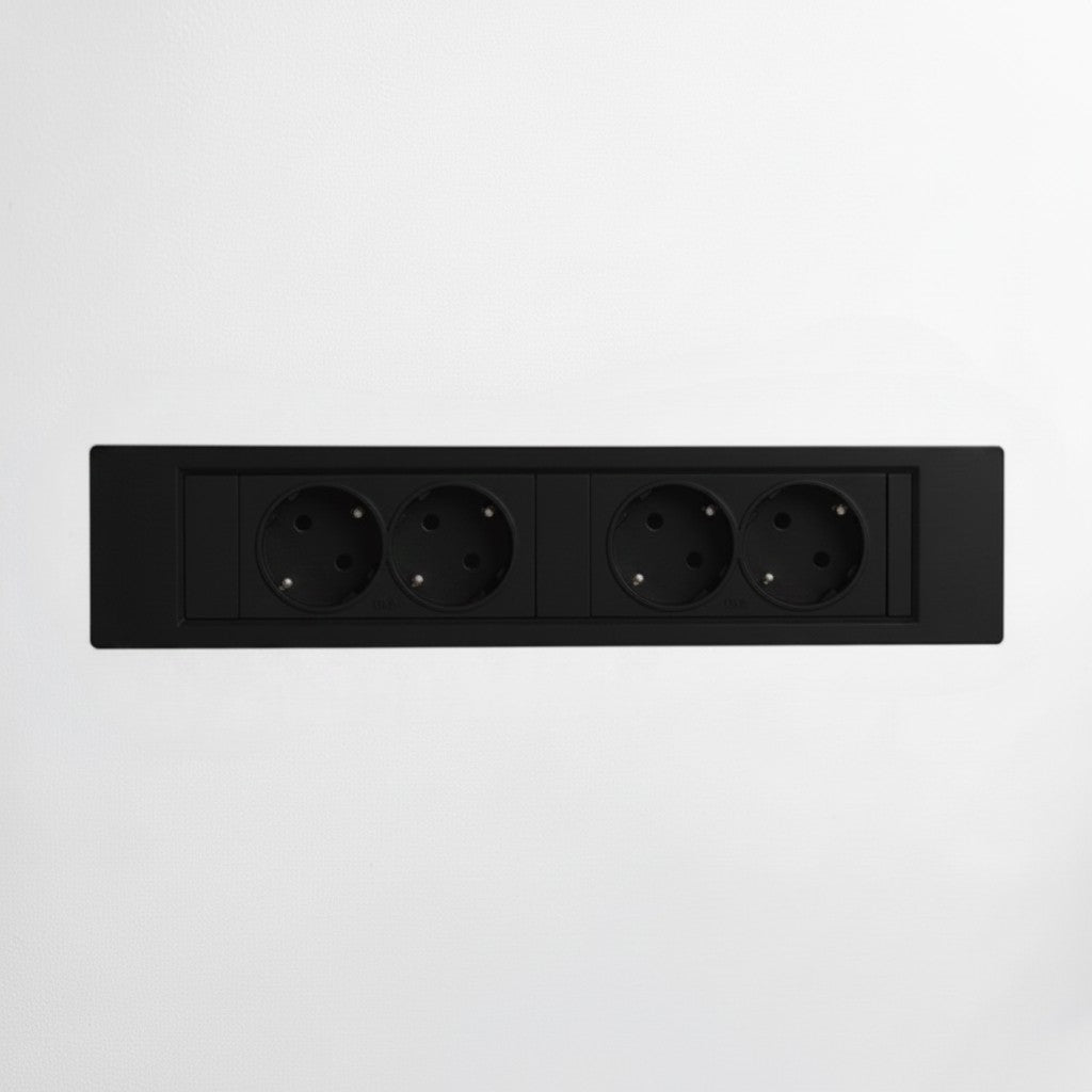 QIKFRAME45 Unit 230V (2X DE2G) Black