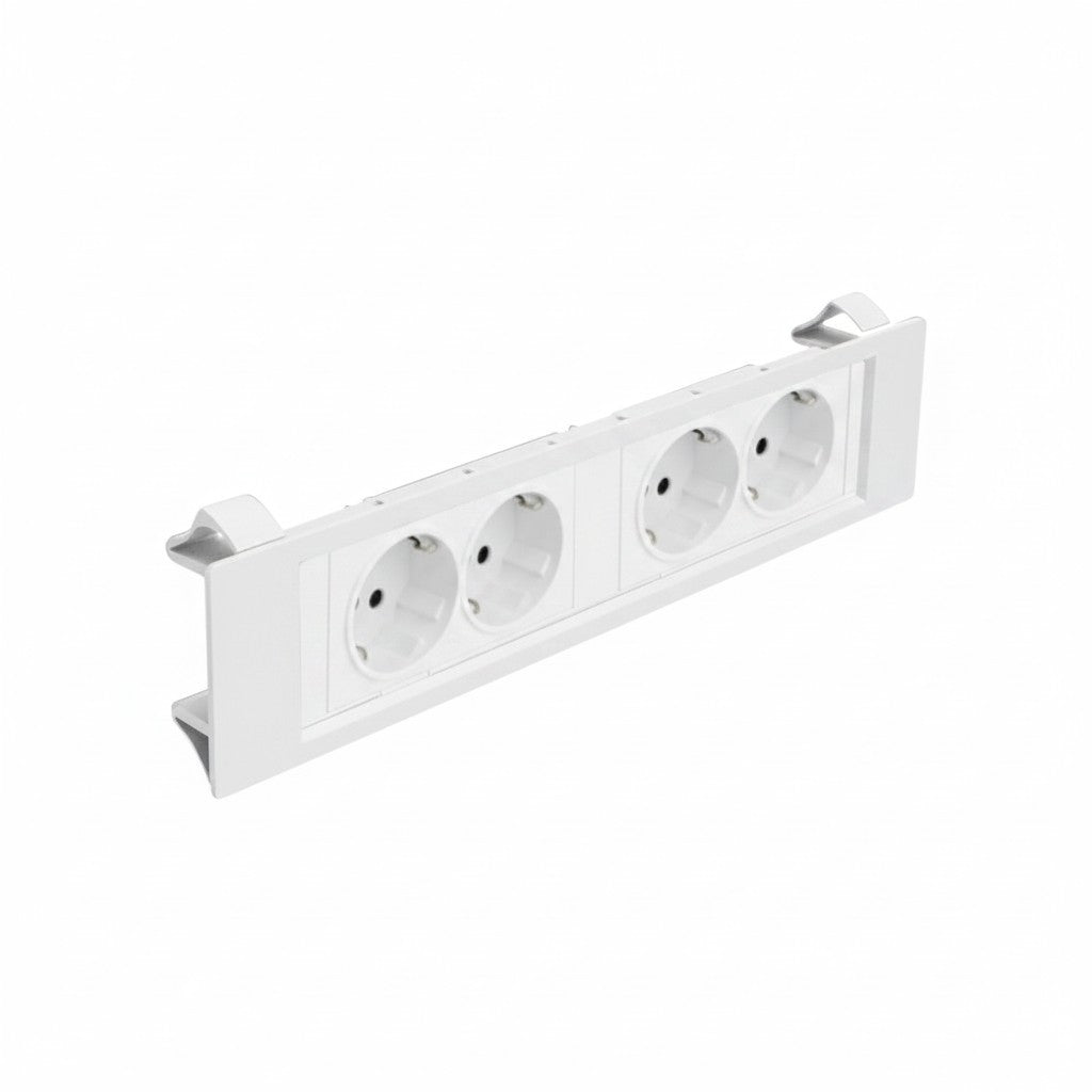 QIKFRAME45 Unit 230V (2X DE2G) White