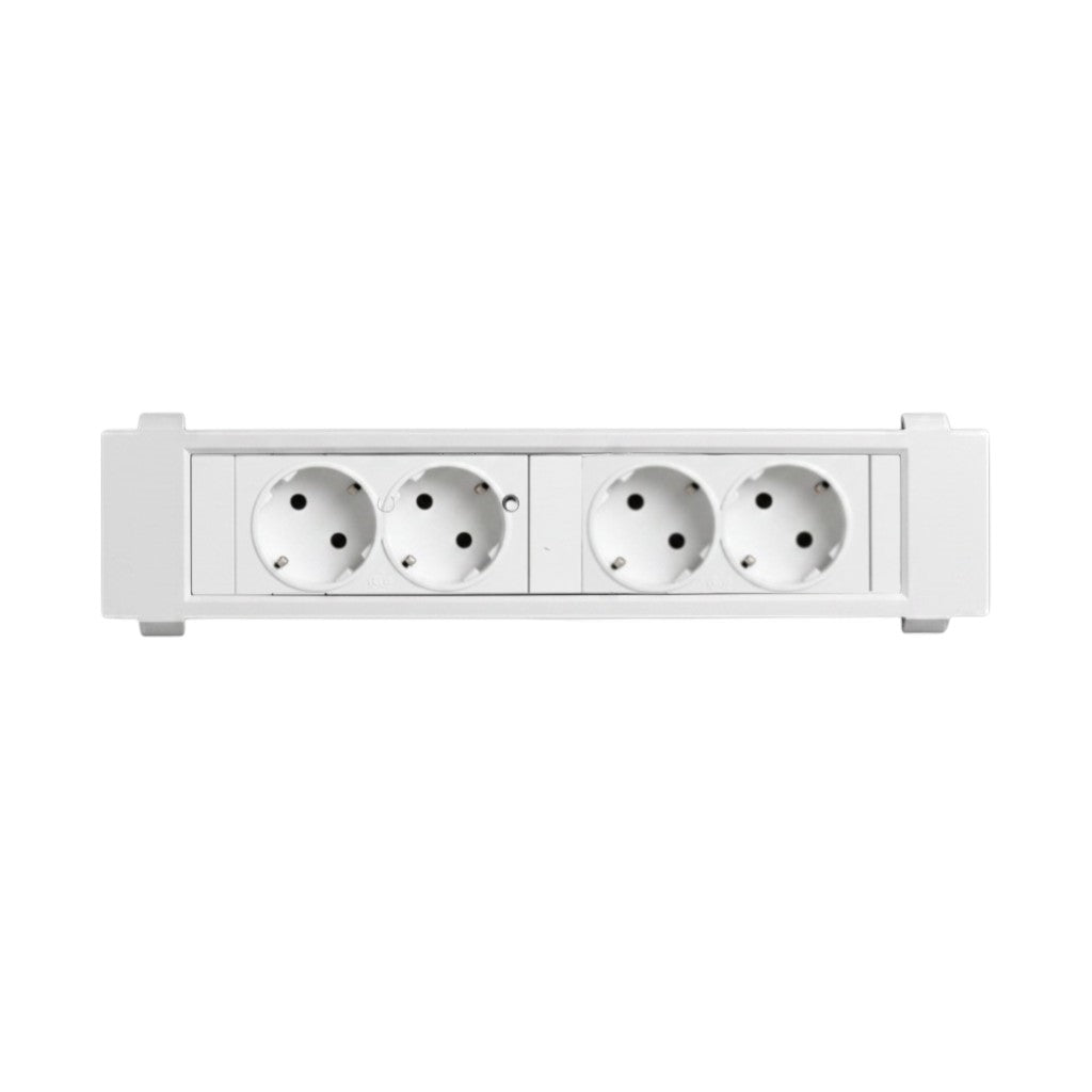 QIKFRAME45 Unit 230V (2X DE2G) White