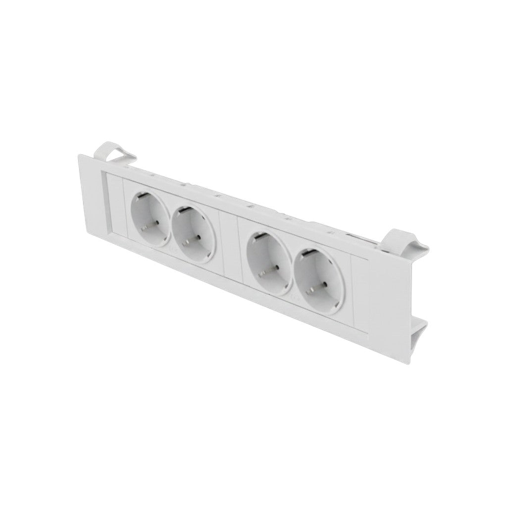 QIKFRAME45 Unit 230V (2X DE2G) White