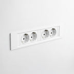 QIKFRAME45 Unit 230V (2X DE2G) White