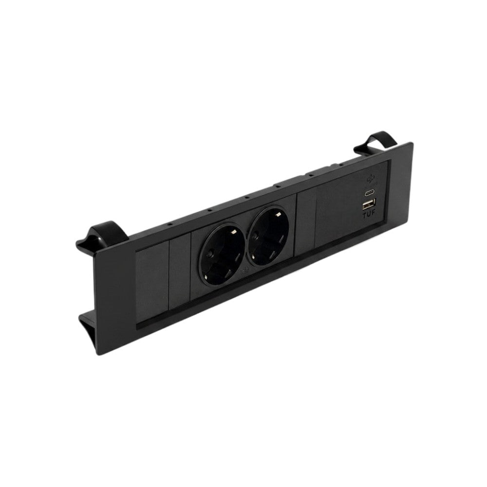 QIKFRAME45 Unit 230V (1X DE2G, 1X TUF A+C 30W) Black