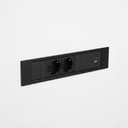 QIKFRAME45 Unit 230V (1X DE2G, 1X TUF A+C 30W) Black