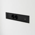 QIKFRAME45 Unit 230V (1X DE2G, 1X TUF A+C 30W) Black