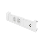QIKFRAME45 Unit 230V (1X DE2G, 1X TUF A+C 30W) White