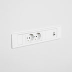 QIKFRAME45 Unit 230V (1X DE2G, 1X TUF A+C 30W) White