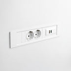 QIKFRAME45 Unit 230V (1X DE2G, 1X TUF A+C 65W) White