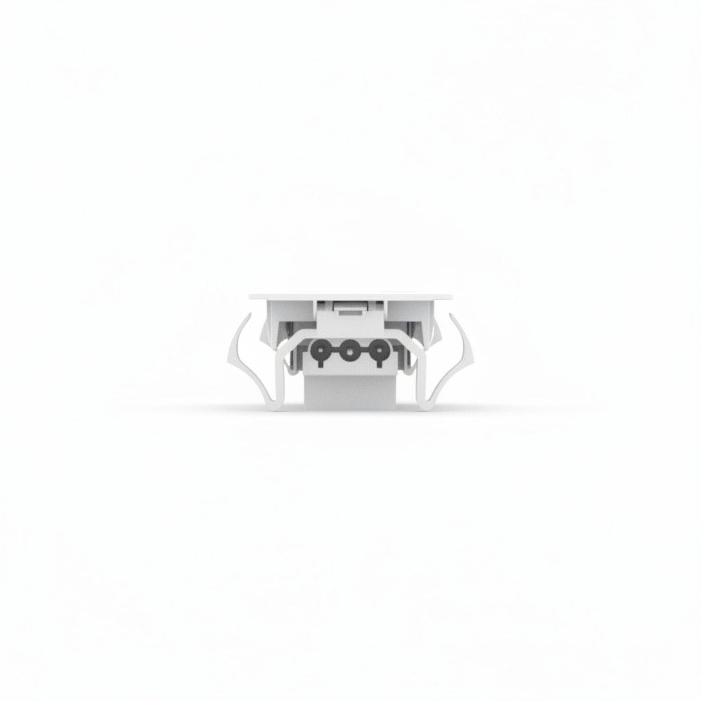 QIKFRAME45 Unit 230V (2X DE2G) White