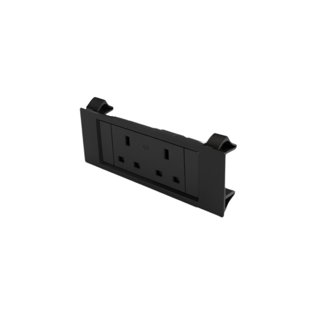 QIKFRAME25 Unit 230V (1X UK2G) Black