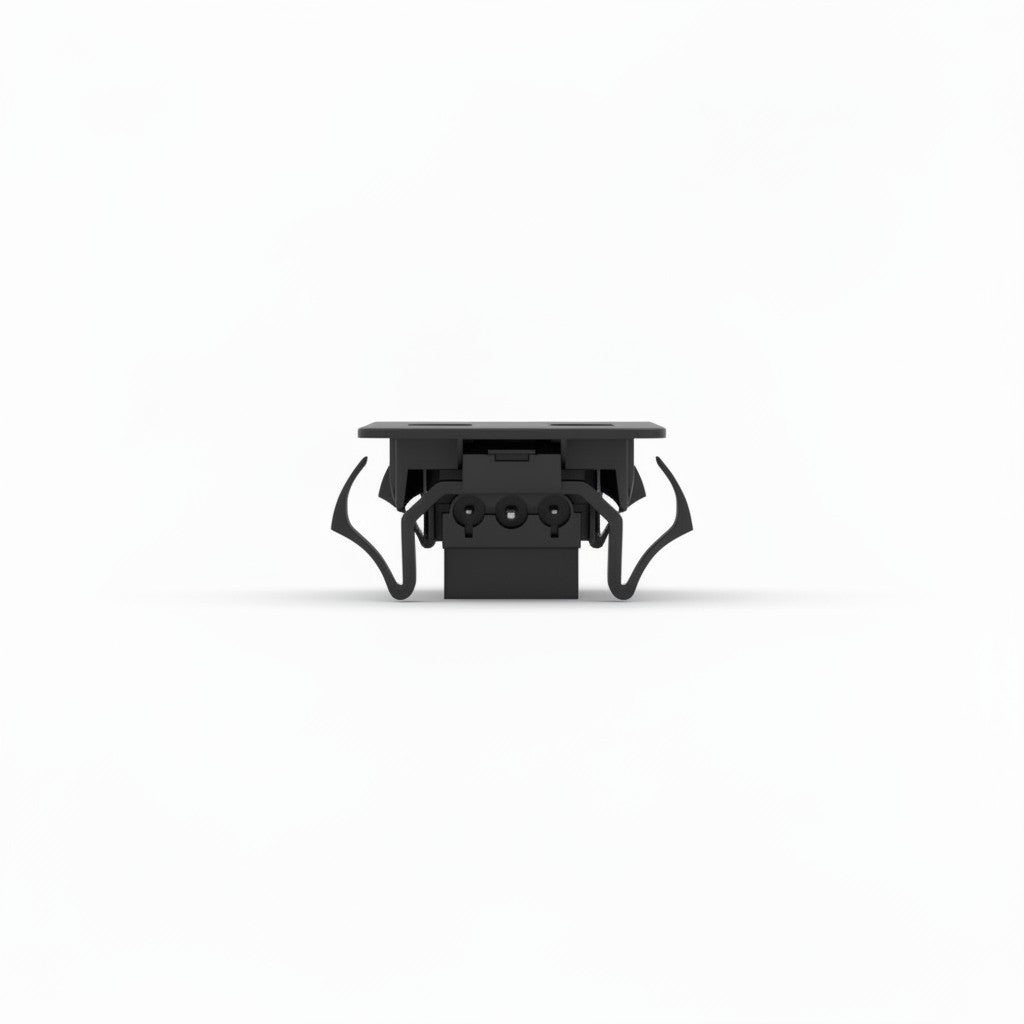 QIKFRAME45 Unit 230V (1X UK2G, 1X DE2G) Black