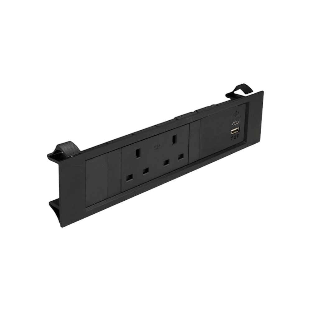 QIKFRAME45 Unit 230V (1X UK2G, 1X TUF A+C 30W) Black