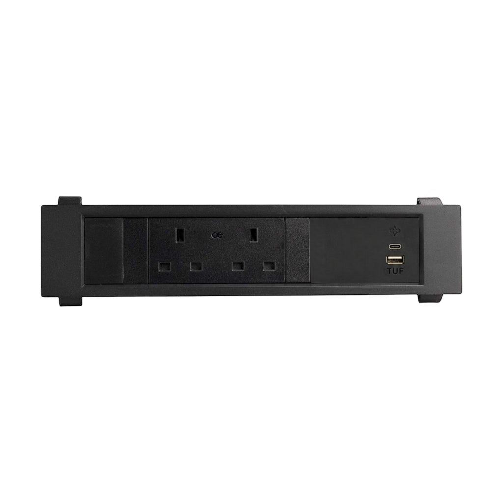 QIKFRAME45 Unit 230V (1X UK2G, 1X TUF A+C 30W) Black