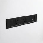 QIKFRAME45 Unit 230V (1X UK2G, 1X TUF A+C 30W) Black