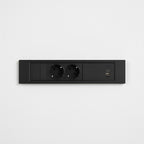 QIKFRAME45 Unit 230V (1X UK2G, 1X TUF A+C 30W) Black
