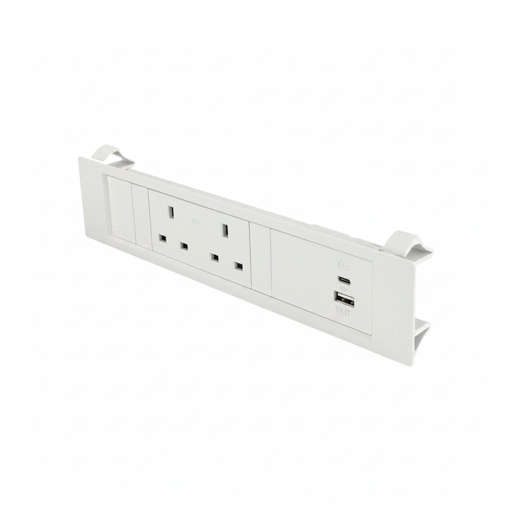 QIKFRAME45 Unit 230V (1X UK2G, 1X TUF A+C 30W) White