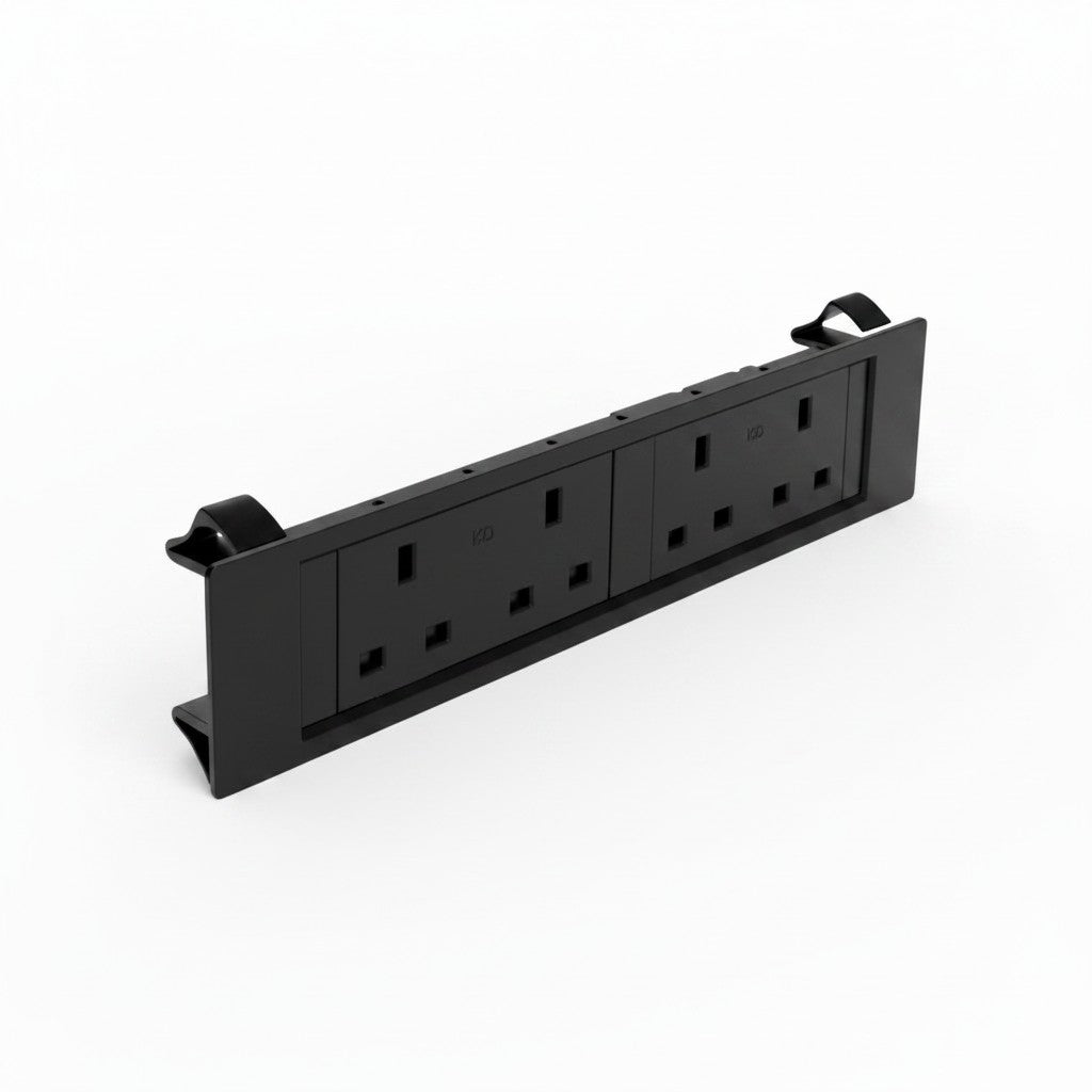 QIKFRAME45 Unit 230V (2X UK2G) Black