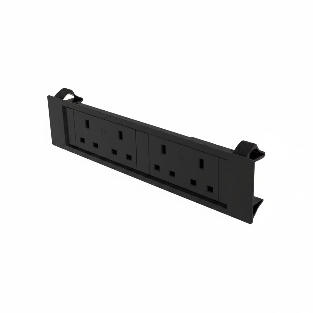 QIKFRAME45 Unit 230V (2X UK2G) Black