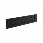 QIKFRAME45 Unit 230V (2X UK2G) Black