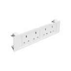 QIKFRAME45 Unit 230V (2X UK2G) White