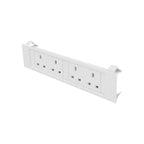 QIKFRAME45 Unit 230V (2X UK2G) White